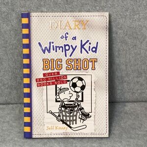 Diary of a Wimpy Kid Big Shot Book 16 Kids Hardcover Jeff Kinney Basketball EUC